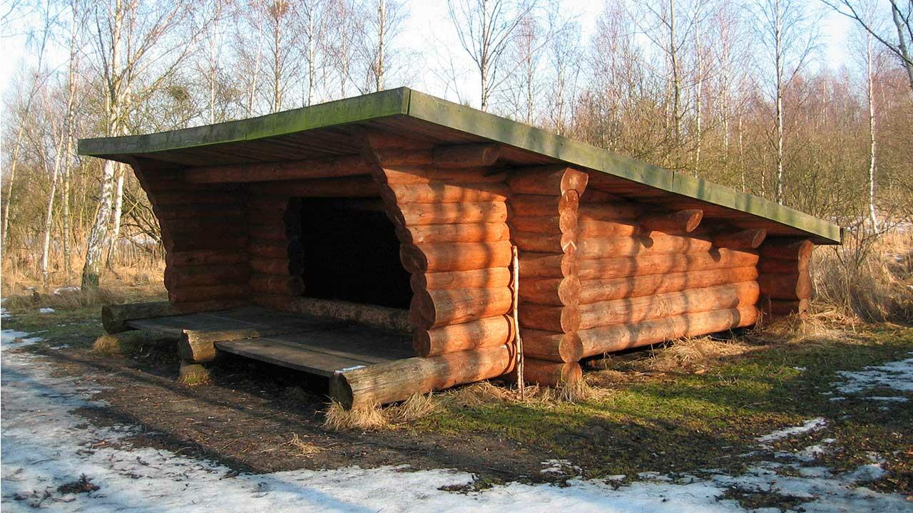 Ålen shelter på Kalvebod Fælled, Amager