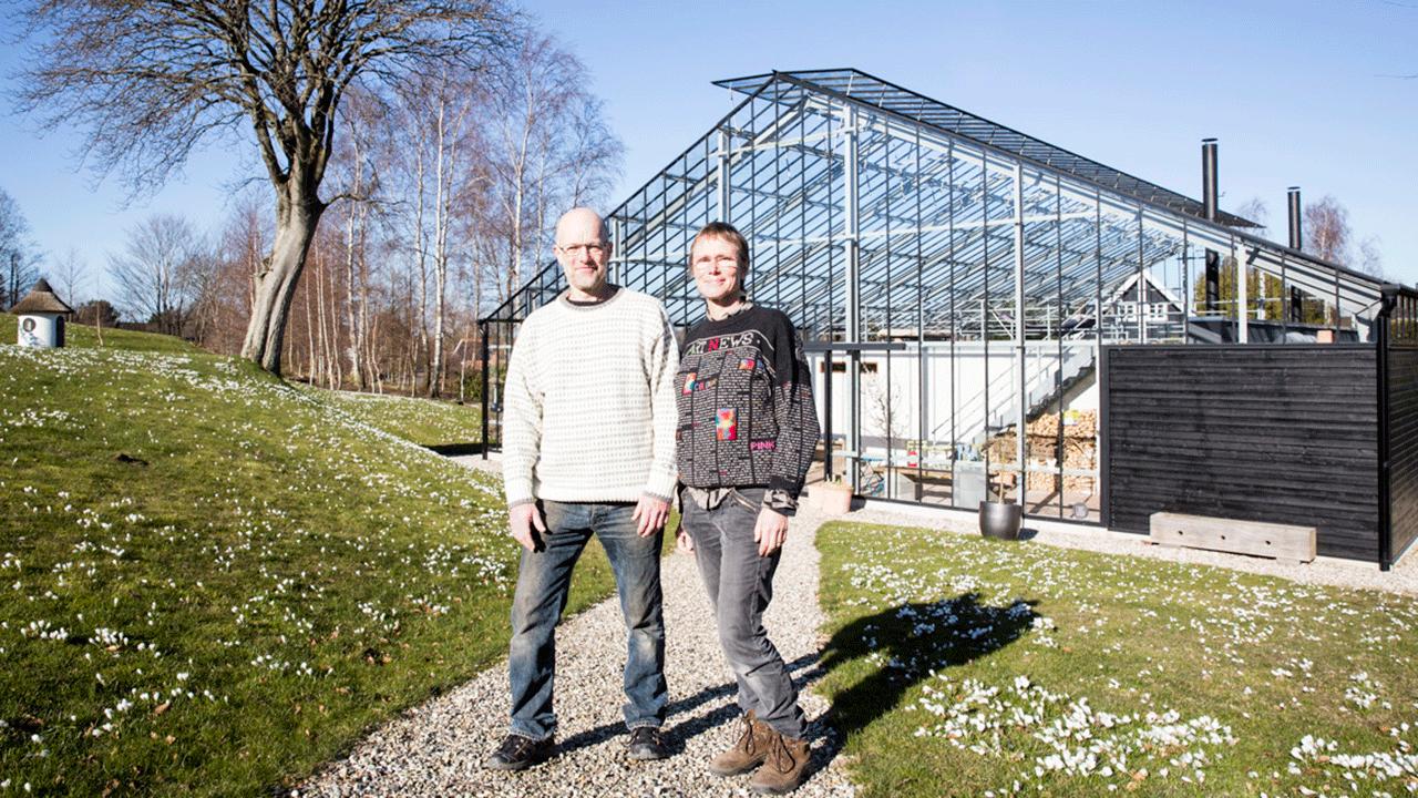 Morten van Hauen og Lene Christensen har bygget deres drømmehus i deres drømmeha