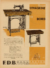 Symaskine og bord
