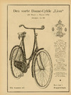 Den sorte dame-cykel Lion