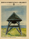 Det gamle klokketårn i nr. lyngby ved vesterhavet 