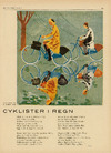Cyklister i regn