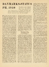 Danmarks status pr. 1940