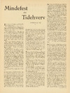 Mindefest til tidehverv