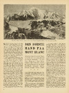 Den første mand på Mont Blanc