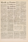 Mystik og overtro forløberne for moderne medicin