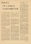 Israel: Et land i samarbejde 