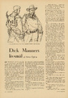 Dick Manners livsmål