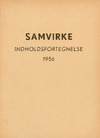 Samvirke indholdsfortegnelse 1956 