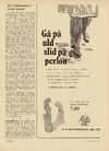 Gå på uld-slid på perlon