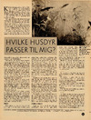 Hvilke husdyr passer til mig?