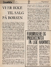 Vi er ikke til salg på børsen 