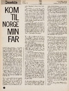 Kom til Norge min far