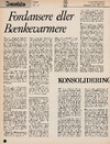 Fordansere eller bænkevarmere