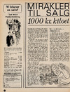 Mirakler til salg 1000 kr. kiloet 