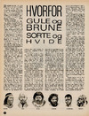 Hvorfor gule og brune sorte og hvide