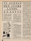 Nu kommer den store lands-analyse