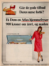 Atlas hjemmefryser 