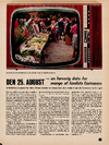 Den 25. august - en farverig dato for mange af landets fjernseere