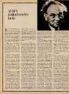 Albin Johanssons død