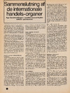 Sammenslutning af de internationale handels-organer