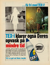 Tex-i klarer også Deres opvask på mindre tid 