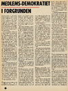 Medlems-demokratiet i forgrunden 