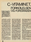 C-vitamintet, forkølelsen og forstanden 