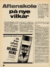 Aftenskole på nye vilkår 