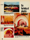 En ferieby af plasticballoner