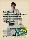 Grøn Bio-tex vasker rent allerede i forvasken