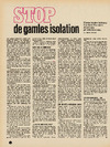 Stop de gamles isolation