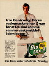 Tror De virkelig, Deres vaskemaskine har 2 rum for at De skal komme samme vaskemiddel i dem begge?