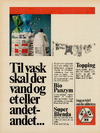 Til vask skal der vand og et eller andet - andet