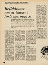 Reflektioner om en forsømt forbrugeropgave