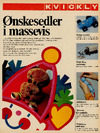 Ønskesedler i massevis