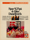 Spar 9,25 på 4x1 liter Danefrost is