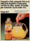Sunquick er ikke orangeade.