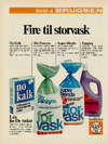 Fire til storvask