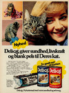 Delicat giver sundhed, livskraft og blank pelt til Deres kat