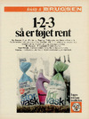 1-2-3 så er tøjet rent