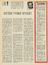 Duer vore byer?