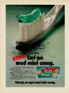 Tæt på med mint smag