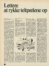 Lettere at rykke teltpælene op