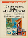 1-2-3 så er tøjet rent, blødt og uden statisk elektricitet