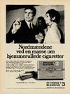 Nordmændene ved en masse om hjemmerullede cigaretter