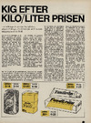 Kig efter kilo/liter prisen