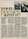 Hvor er poesien blevet af?