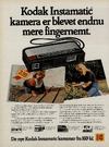 Kodak Instamatic kamera er blevet endnu mere fingernemt