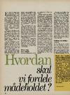 Hvordan skal vi fordele mådeholdet?
